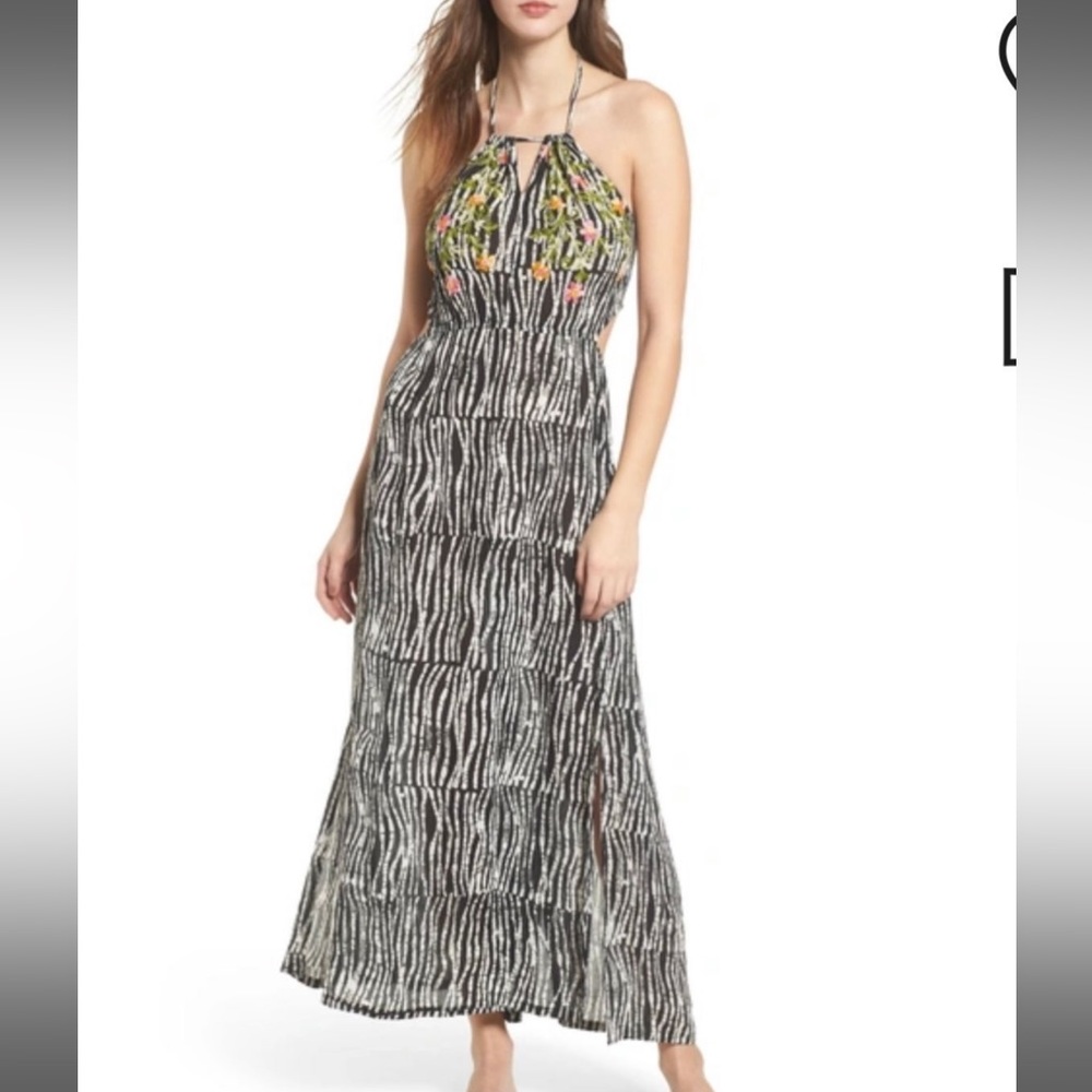 NWT Raga Before Dawn Keyhole Maxi Dress Size Medium